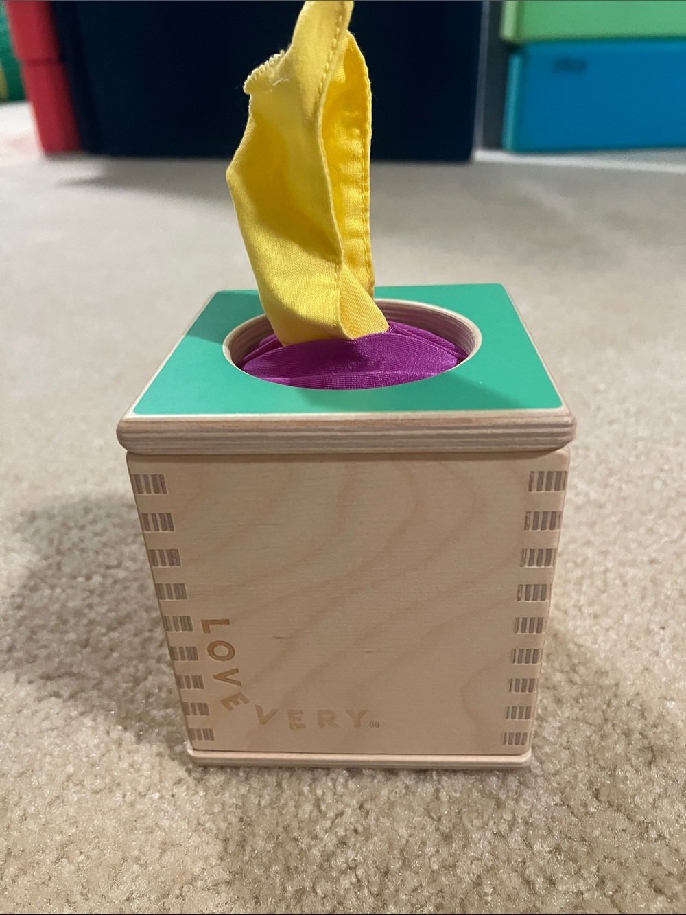 Lovevery Wooden Peek-a-Boo Box Toy